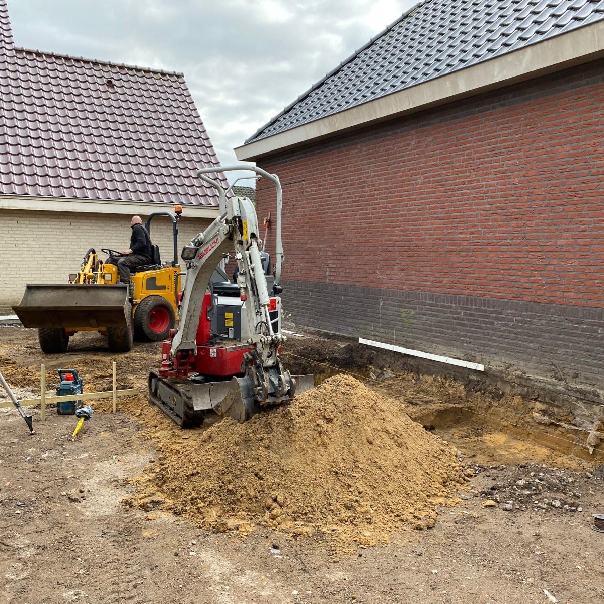 Grondwerk en een nieuwe fundering