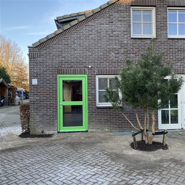 Boom bij de kantine